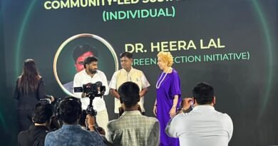 ग्रीन इलेक्शन पहल के लिए डॉ. हीरा लाल को टाइम्स ऑफ इंडिया इकोप्रेन्योर अवॉर्ड